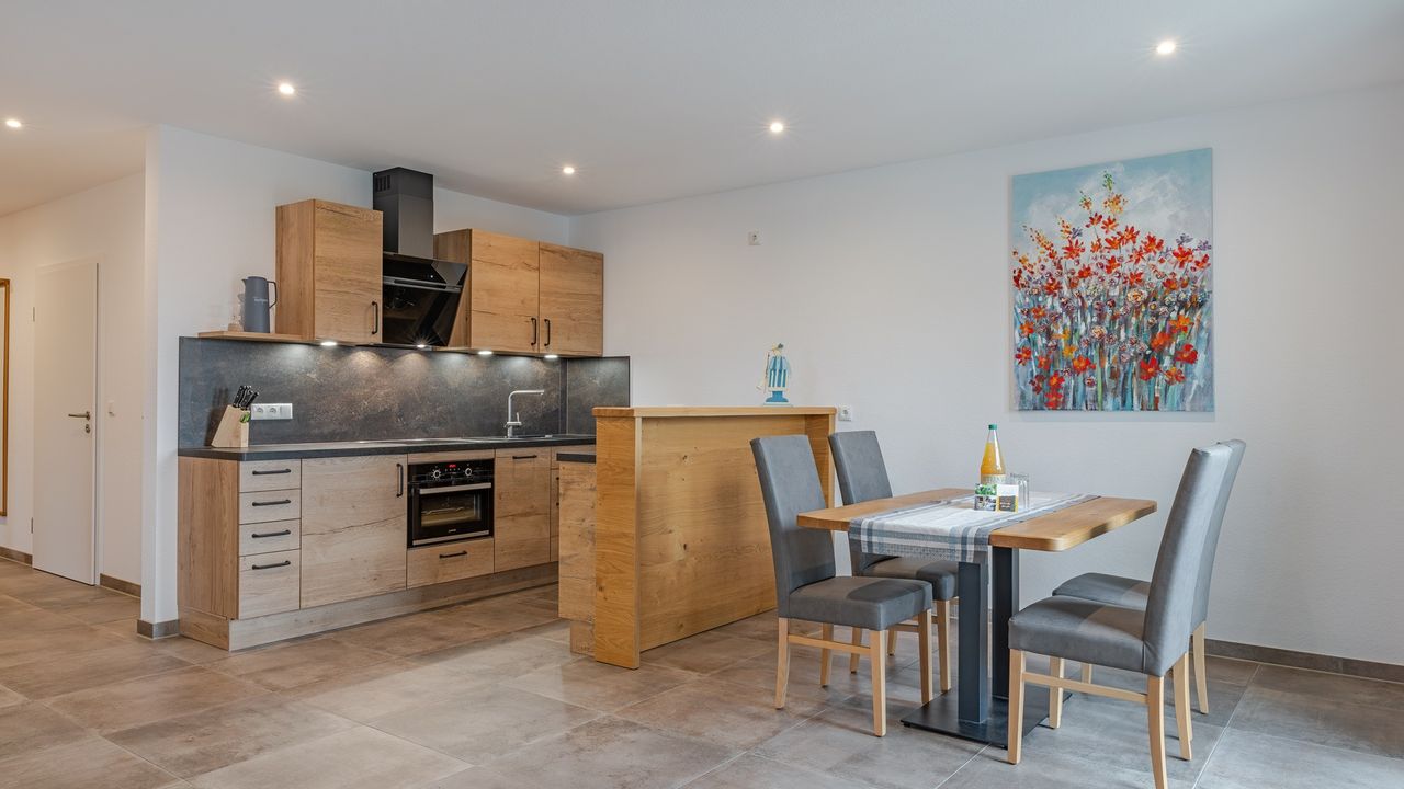 Ferienwohnung Wunderfizz Küche und Essbereich Ferienwohnung Wunderfizz Küche und Essbereich